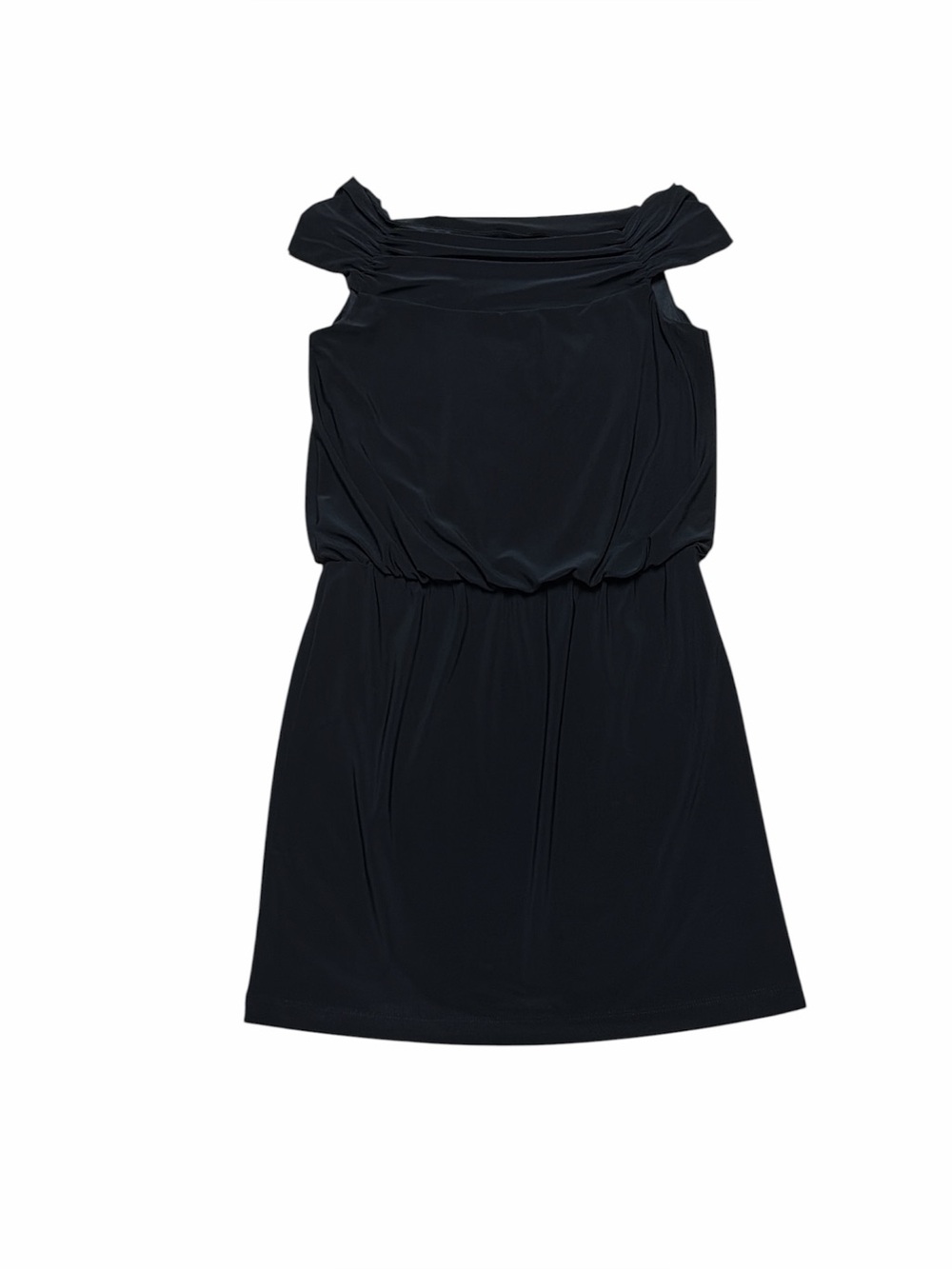 White House Black Market Sleeveless Dress Women’s M Little Black Dress Ruched
